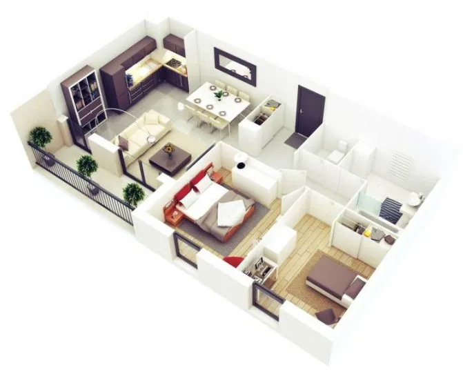 Схемы и фото планировок 3х комнатных квартир удачные решения