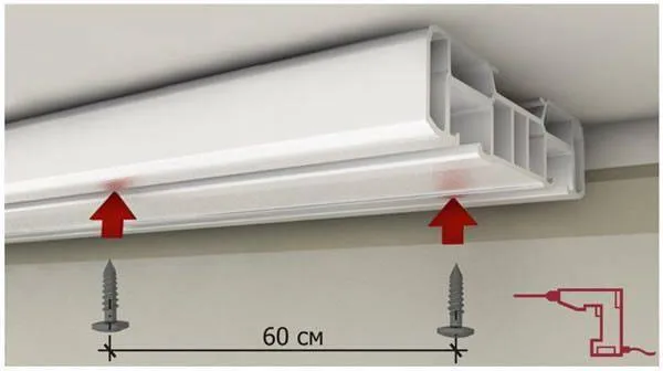 Как повесить гардину: способы крепления к стене, установка потолочной гардины