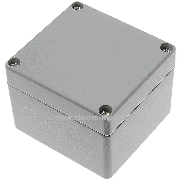 К0980. Коробка H9-C80 алюминиевая 80x75x60мм IP66 (Электромонтаж)