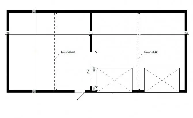 Проекты гаражей с хозблоком (с хозяйственной частью): варианты построек
