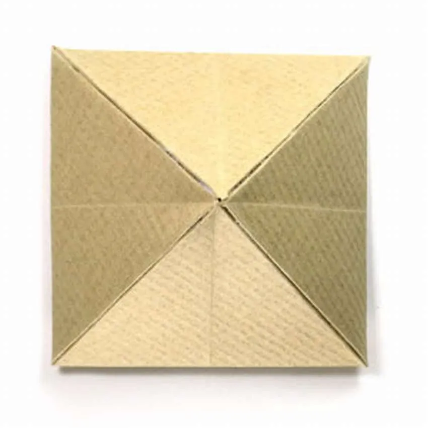 пирамида оригами с основанием