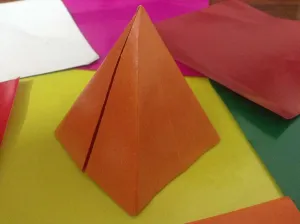 пирамида из бумаги своими руками