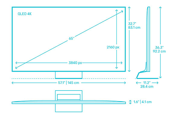 Диагональ телевизора в см и дюймах таблица