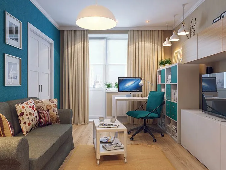 Дизайнерские хитрости: как устроить рабочий кабинет в малогабаритной квартире