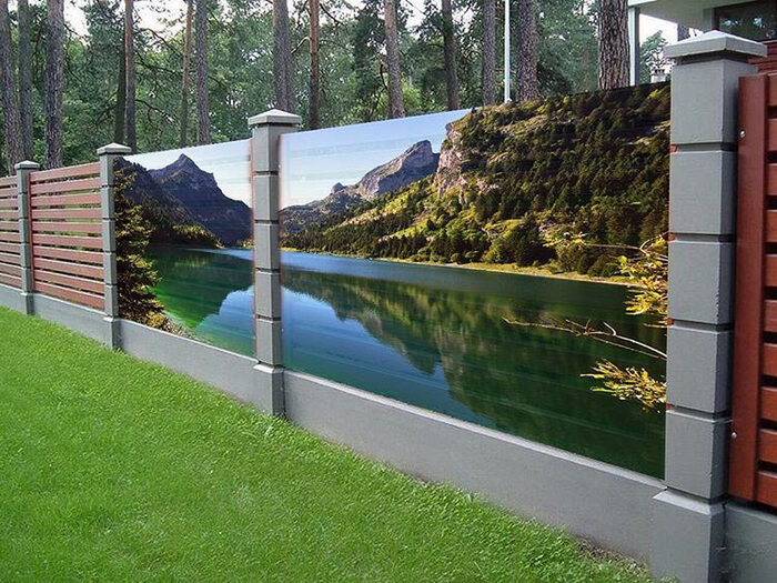 Баннер на забор изготовление в Москве