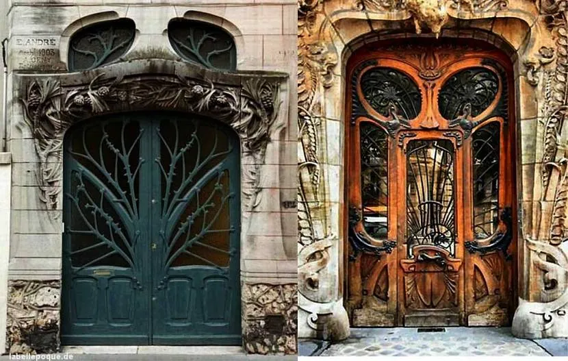 Тяжелые старинные двери