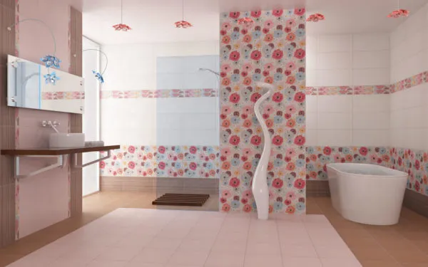 Дизайн ванных комнат облицовка плиткой