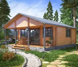Проект дома дачного «Лесные угодья»
