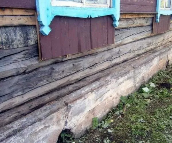 Виды разрушения фундамента деревянного дома