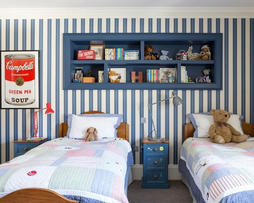 Детская комната в синем цвете