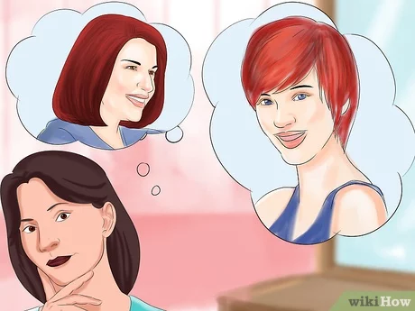Как покрасить волосы в ярко красный