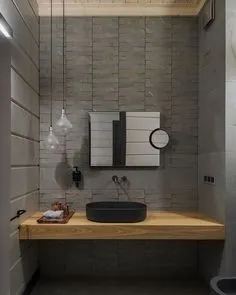 Дизайн гостевого дома фото Double Vanity, Bathroom Lighting, Bathroom Vanity, Mirror, Bathroom Light Fittings