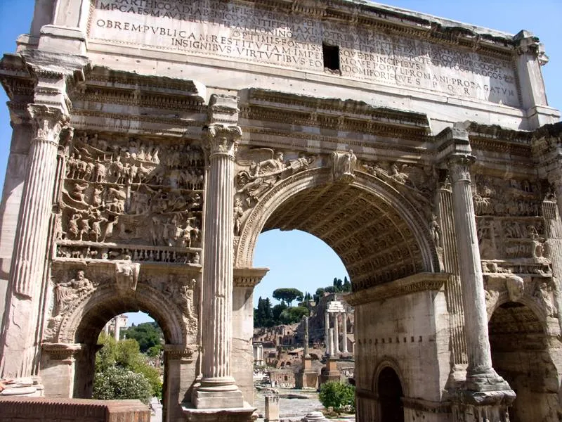 Один из античных примеров времен древнего Рима