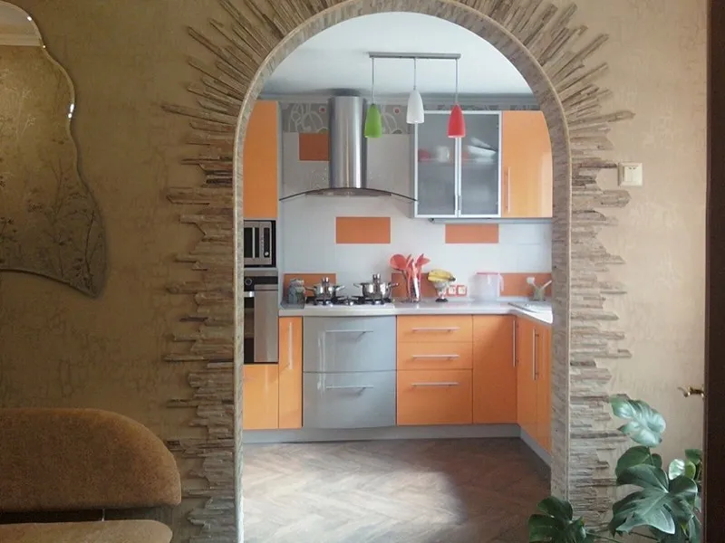дверь арка на кухню