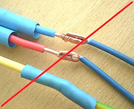 Плохой контакт между проводами, другими элементами