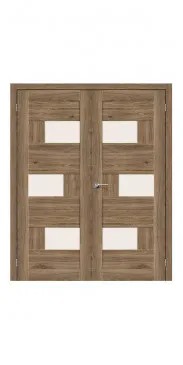Двустворчатая дверь Легно-39 ДО Original Oak