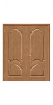 Двустворчатая дверь Афина ДГ дуб(Ф01)