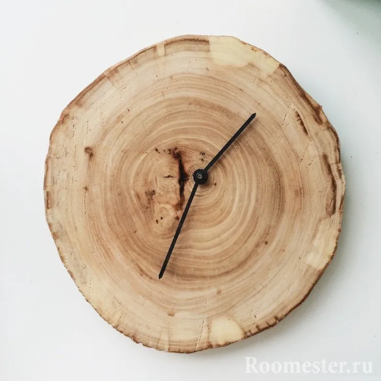 Циферблат для настенных часов из дерева