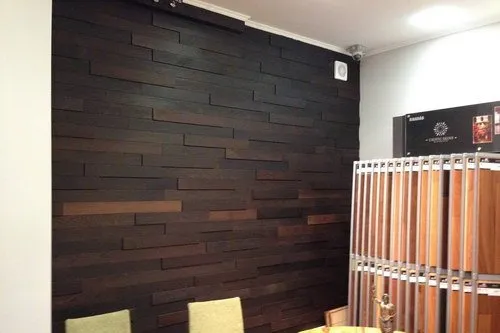 Стеновые панели из дерева в интерьере