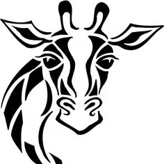 Giraffe Maschinenstickerei Design für 4 x 4 Reifen | Etsy Scroll Pattern, Arte Tribal, Stencil Patterns, Art Patterns, Painting Patterns