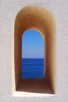 Sea through window | My Paradissi Beautiful World, Beautiful Places, Ideas Hogar, Contemporary Interior Design, Business Design, Architecture Photography