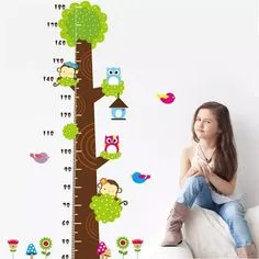 Смотри, что нашлось на AliExpress Kids Room Wall Decals, Wall Stickers Murals, Decal Wall Art, Mural Art, Wall Growth Chart, Kids Growth Chart, Height Chart Kids, Tree Growth, Sticker Chart