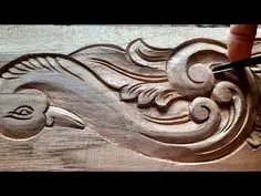 Decorative Corbels, Wood Bed Design, Chaise Metal, Wood Beds, Youtube Art, Hand Carved Wood