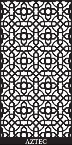 Aztec Corten Decorative Screen Islamic Pattern, Hookah Lounge Decor, Craft Industry