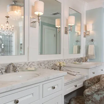 04 - Traditional Ranch Remodel Master Bathroom Double Vanity