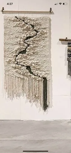 Macrame Wall Hanging Diy, Loom Blanket, Textile Art Techniques