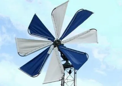 Ветрогенератор парусного типа
