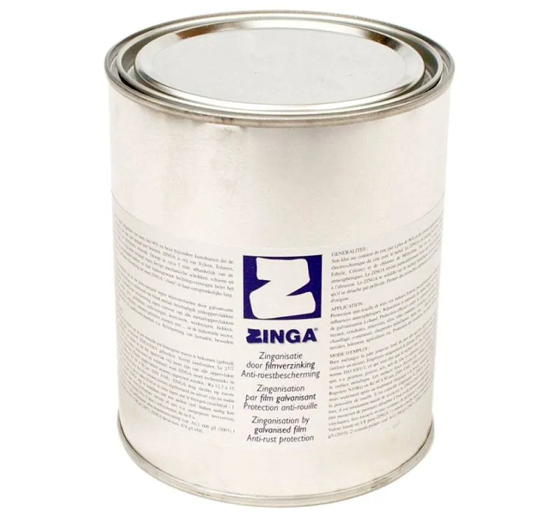 Этот бренд («Zinga») предлагает специальные составы для холодного цинкования. Такие эмали продлевают срок службы изделий до 90-100 лет