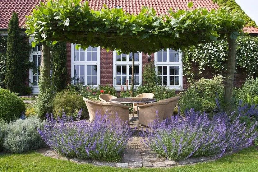 Французский сад в стиле прованс