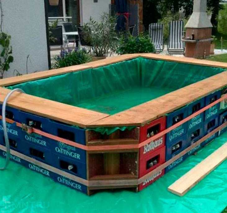 Как построить бассейн на даче своими
