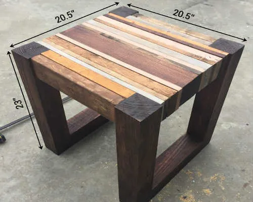 деревянный стол с размерами