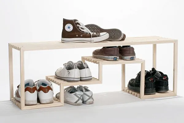 Дизайнерские полки для обуви