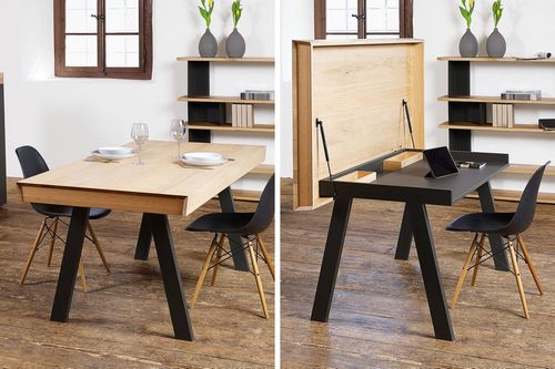 Дизайнерские столы (45 фото): белые стулья и столики на металлическом каркасе, столик, производство мебели из фанеры для гостиной