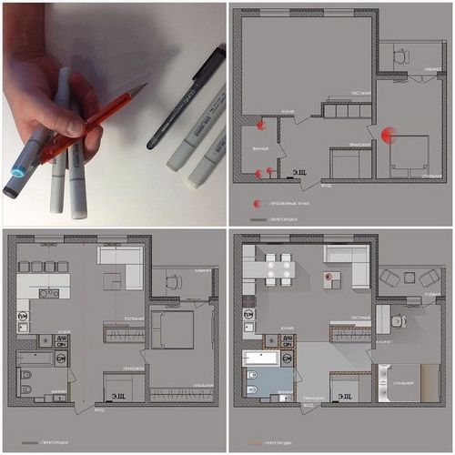 Перепланировка двухкомнатной квартиры: фото, идеи, примеры