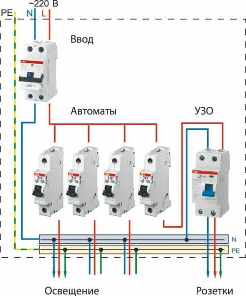 Простая электрическая схема