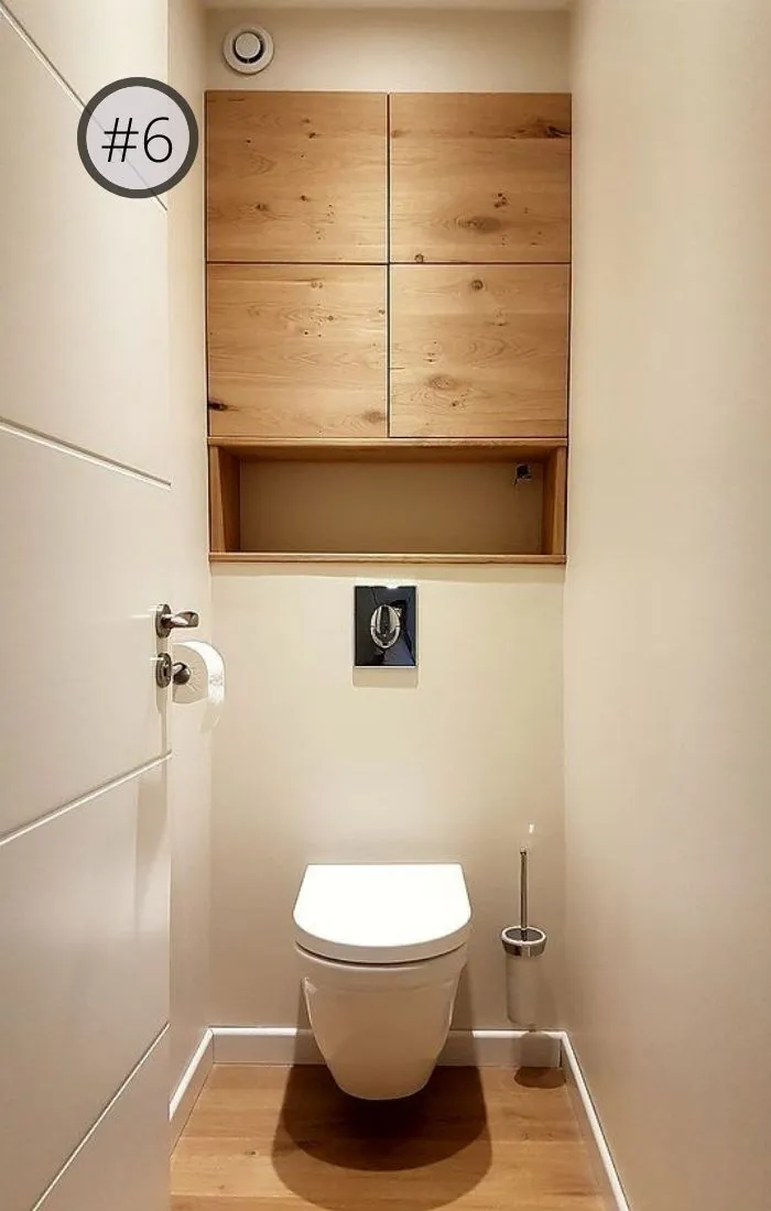 Встроенный шкаф в туалете или санузле