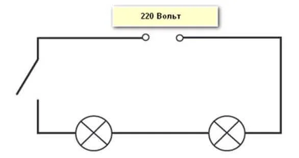 Как сделать двойной выключатель на одну лампочку