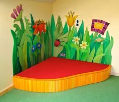 Kids Playroom, Kids Room, Kindergarten Interior, School Interior, School Painting, Kids Church