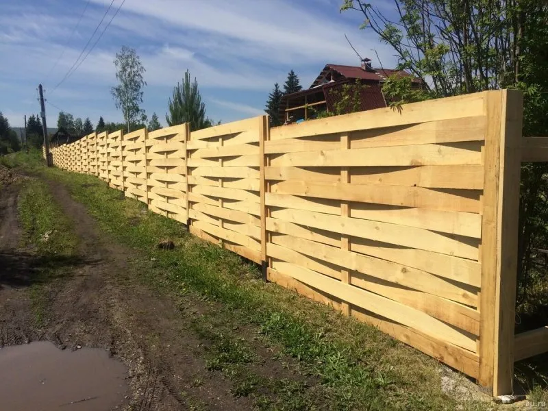 Австрийская плетка забор в