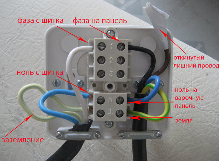 Как подключить варочную индукционную