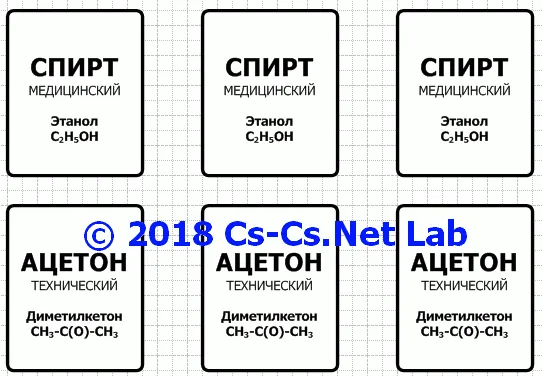 Пример работы в Visio: этикетки для баночек