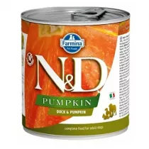 N&D PUMPKIN влажный корм для собак, с уткой и тыквой, 285г