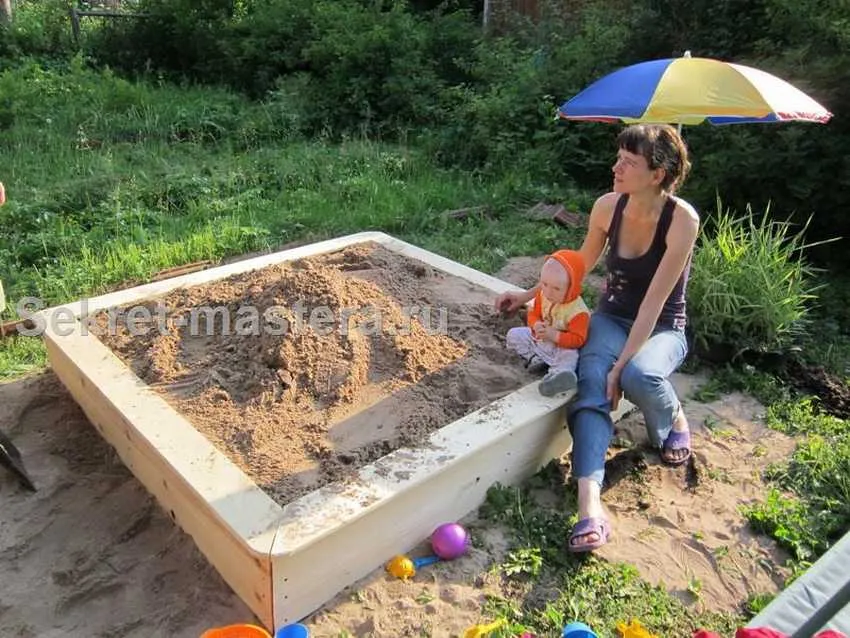 Песочница своими руками