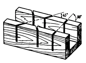 Стусло для распиливания под углами 45° и 90°