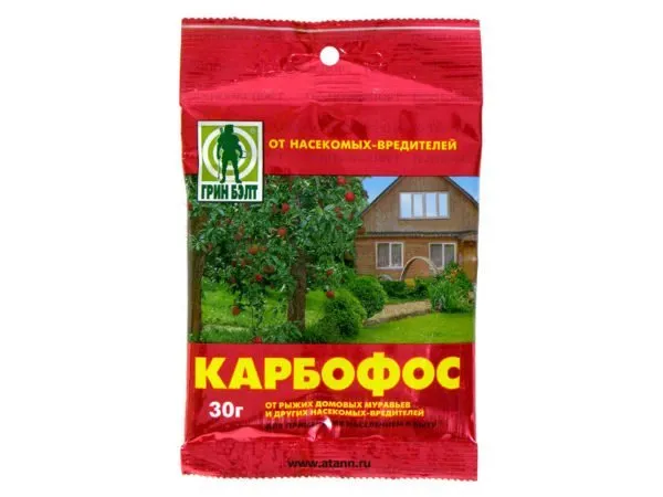 На фото – инсектицид Карбофос