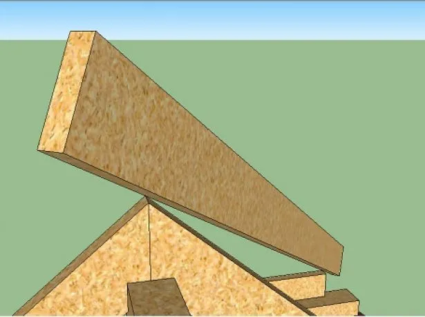 Заготовка бокового стропила